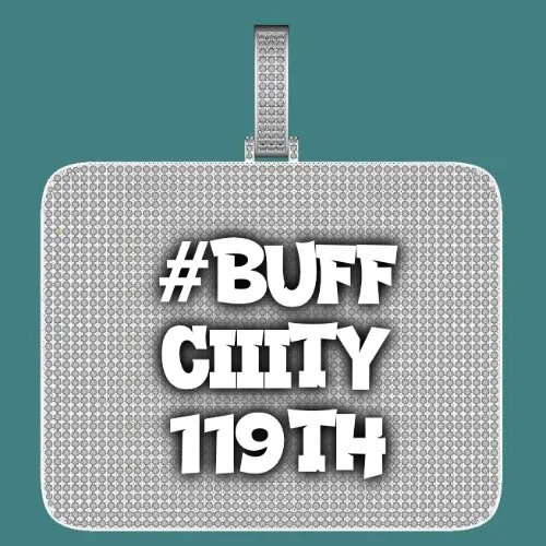 CUSTOM LETTER NECKLACE 3D BIG SQUARE sold by The GUU Shop