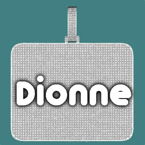 CUSTOM LETTER NECKLACE 3D BIG SQUARE sold by The GUU Shop