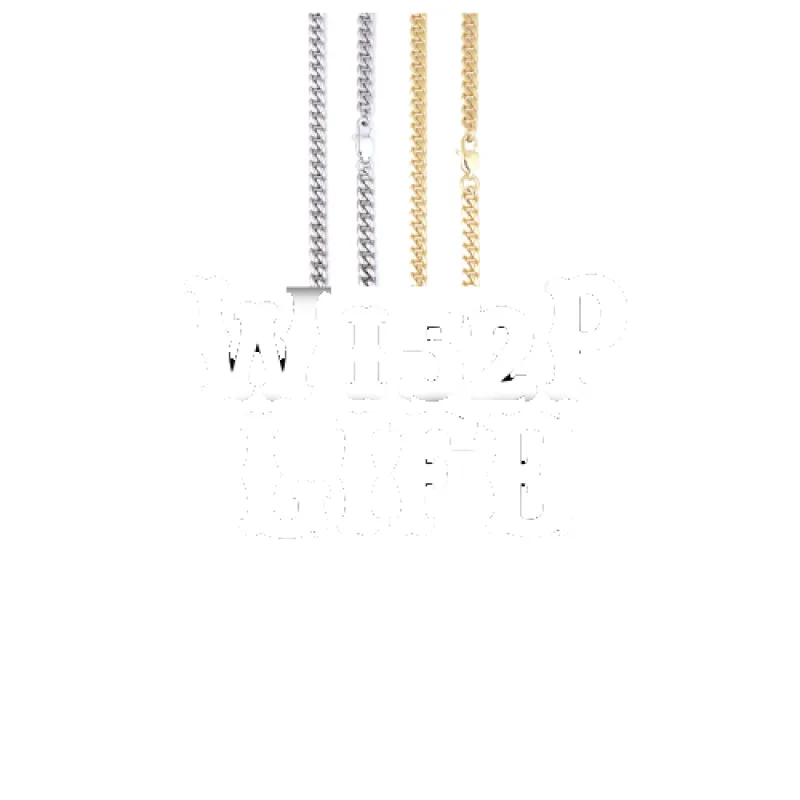 Custom Letters Freibeuter Font Necklace sold by The GUU Shop