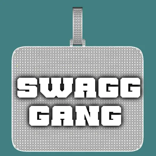 CUSTOM LETTER NECKLACE 3D BIG SQUARE sold by The GUU Shop