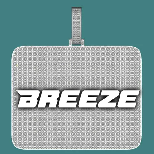 CUSTOM LETTER NECKLACE 3D BIG SQUARE sold by The GUU Shop