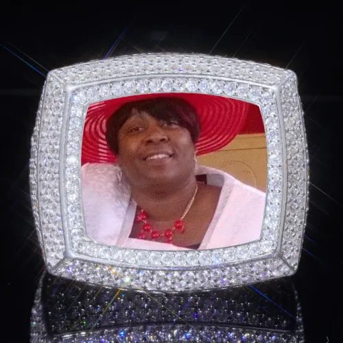 3D CUSTOM PICTURE ICED RING sold by The GUU Shop