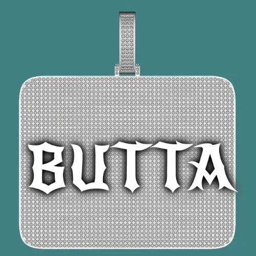 CUSTOM LETTER NECKLACE 3D BIG SQUARE sold by The GUU Shop