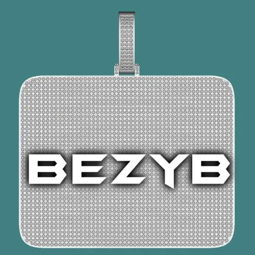 CUSTOM LETTER NECKLACE 3D BIG SQUARE sold by The GUU Shop