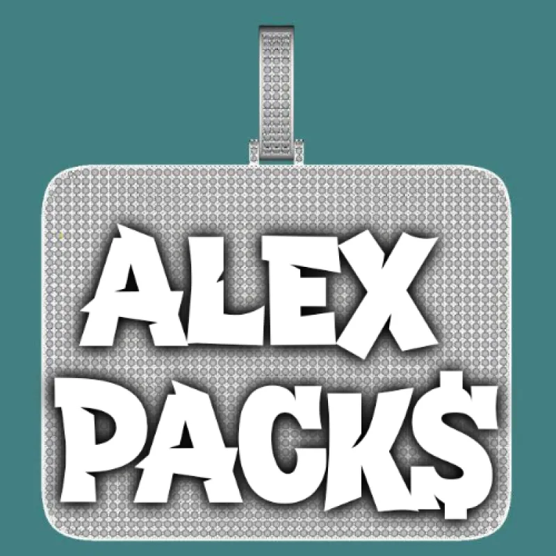 CUSTOM LETTER NECKLACE 3D BIG SQUARE sold by The GUU Shop