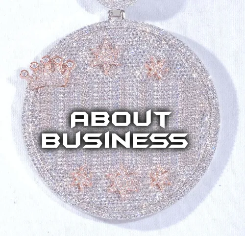 CUSTOM LETTER NECKLACE 3D BIG CROWN DISC sold by The GUU Shop