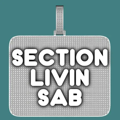 CUSTOM LETTER NECKLACE 3D BIG SQUARE sold by The GUU Shop