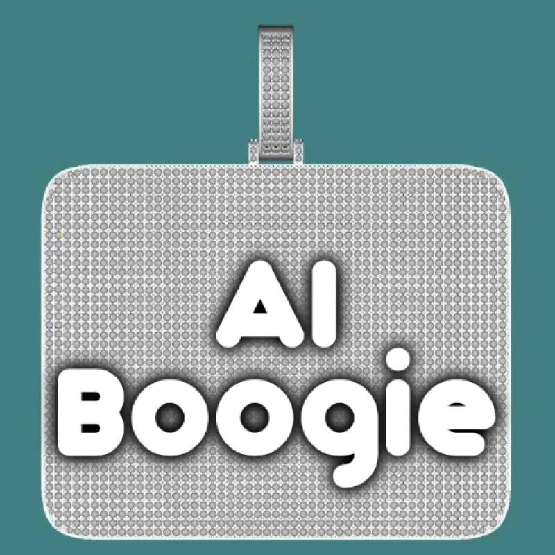 CUSTOM LETTER NECKLACE 3D BIG SQUARE sold by The GUU Shop