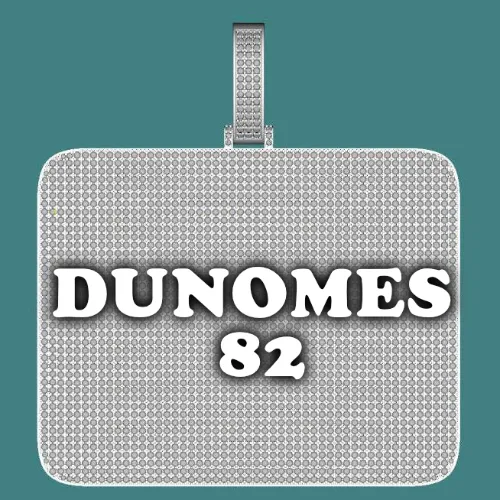 CUSTOM LETTER NECKLACE 3D BIG SQUARE sold by The GUU Shop