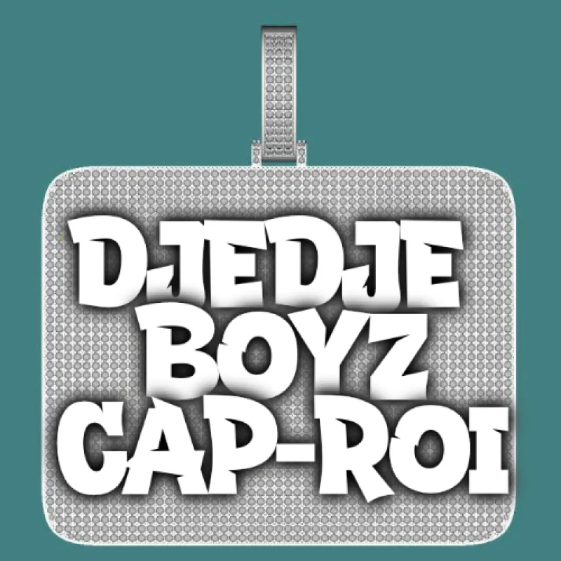 CUSTOM LETTER NECKLACE 3D BIG SQUARE sold by The GUU Shop