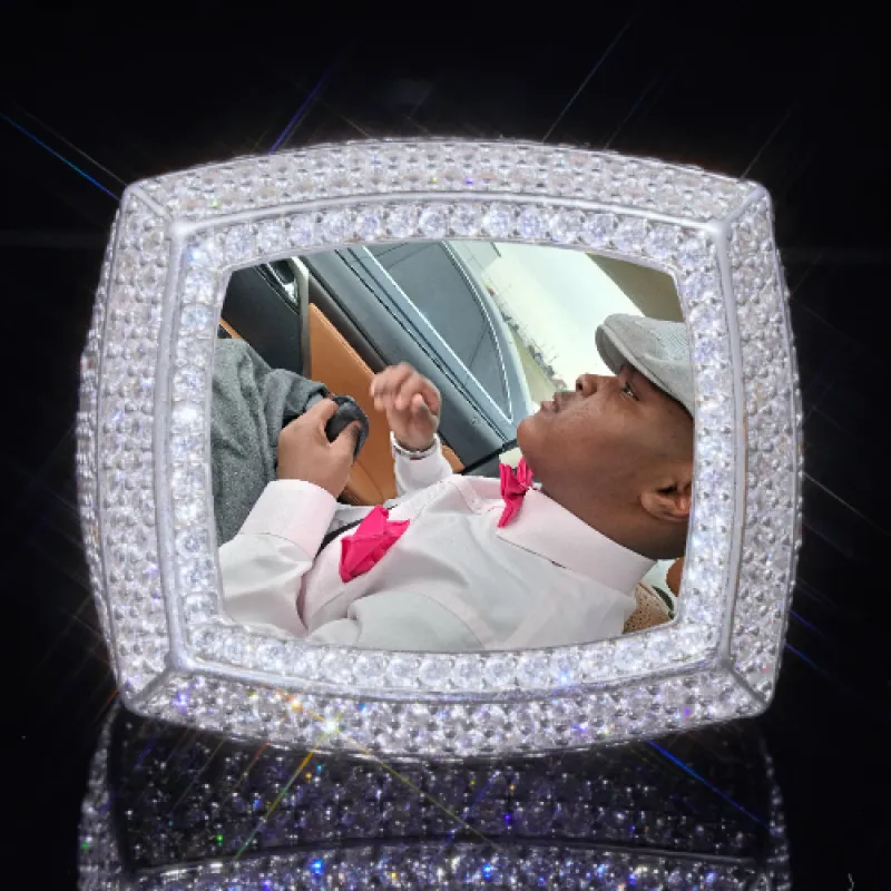 3D CUSTOM PICTURE ICED RING sold by The GUU Shop