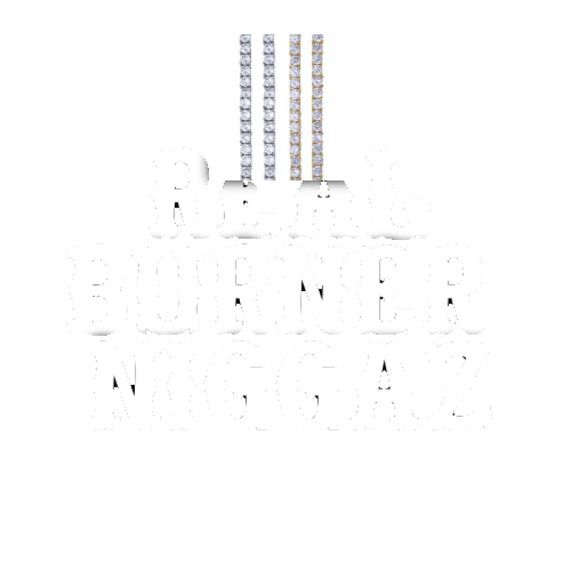 Custom Letters Freibeuter Font Necklace sold by The GUU Shop