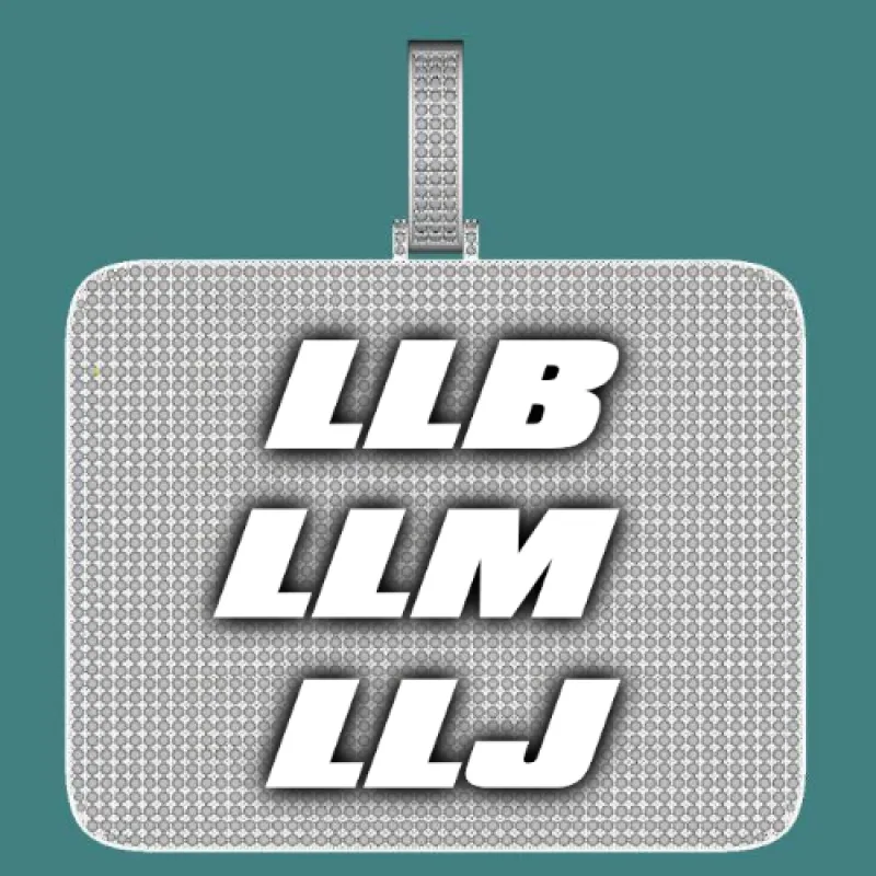 CUSTOM LETTER NECKLACE 3D BIG SQUARE sold by The GUU Shop