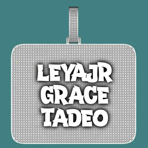 CUSTOM LETTER NECKLACE 3D BIG SQUARE sold by The GUU Shop