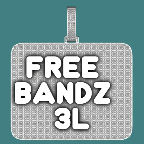 CUSTOM LETTER NECKLACE 3D BIG SQUARE sold by The GUU Shop