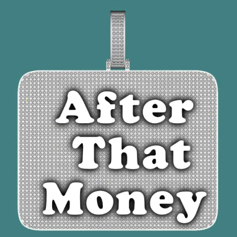 CUSTOM LETTER NECKLACE 3D BIG SQUARE sold by The GUU Shop