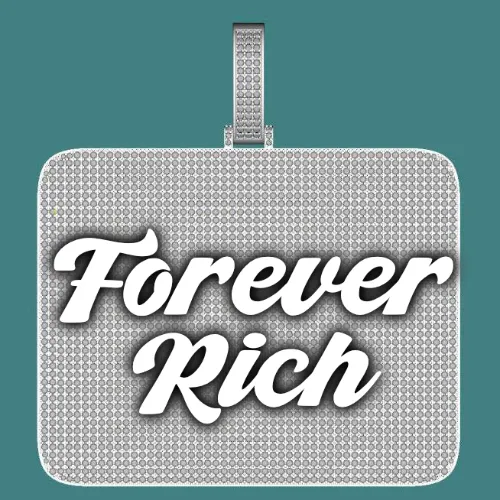 CUSTOM LETTER NECKLACE 3D BIG SQUARE sold by The GUU Shop