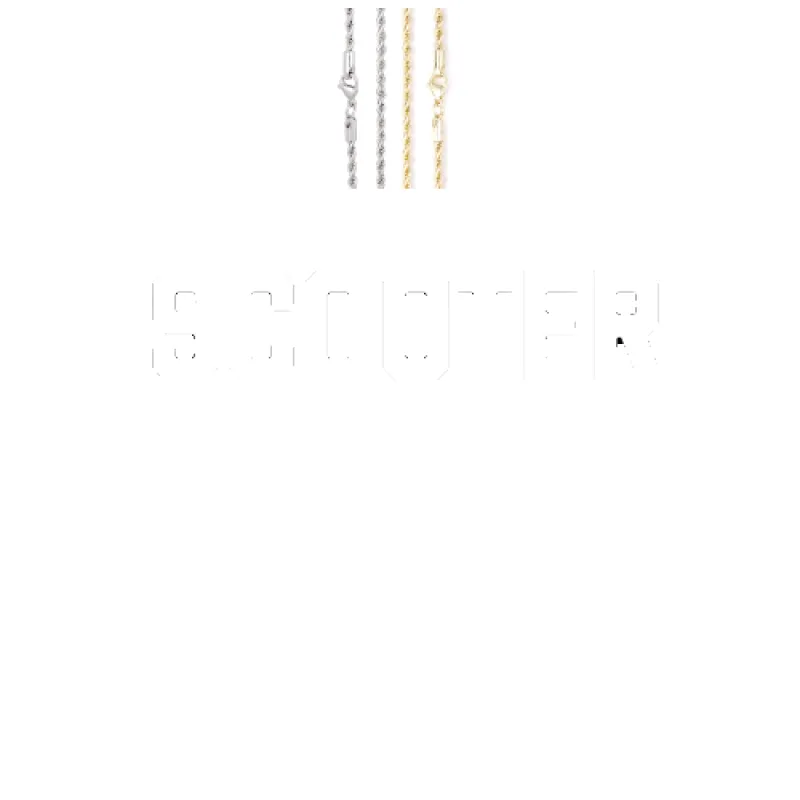 Custom Letters Baguette Two Layer Necklace made by The GUU Shop