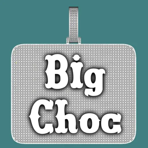 CUSTOM LETTER NECKLACE 3D BIG SQUARE sold by The GUU Shop