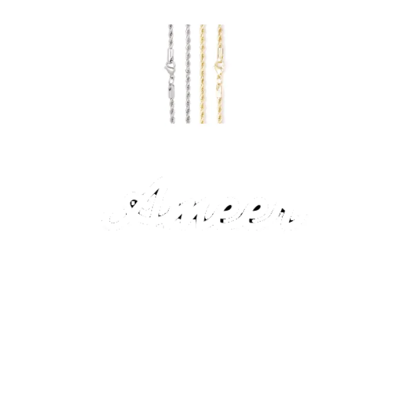 Script Custom Letter Necklace sold by The GUU Shop