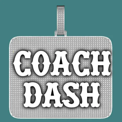 CUSTOM LETTER NECKLACE 3D BIG SQUARE sold by The GUU Shop