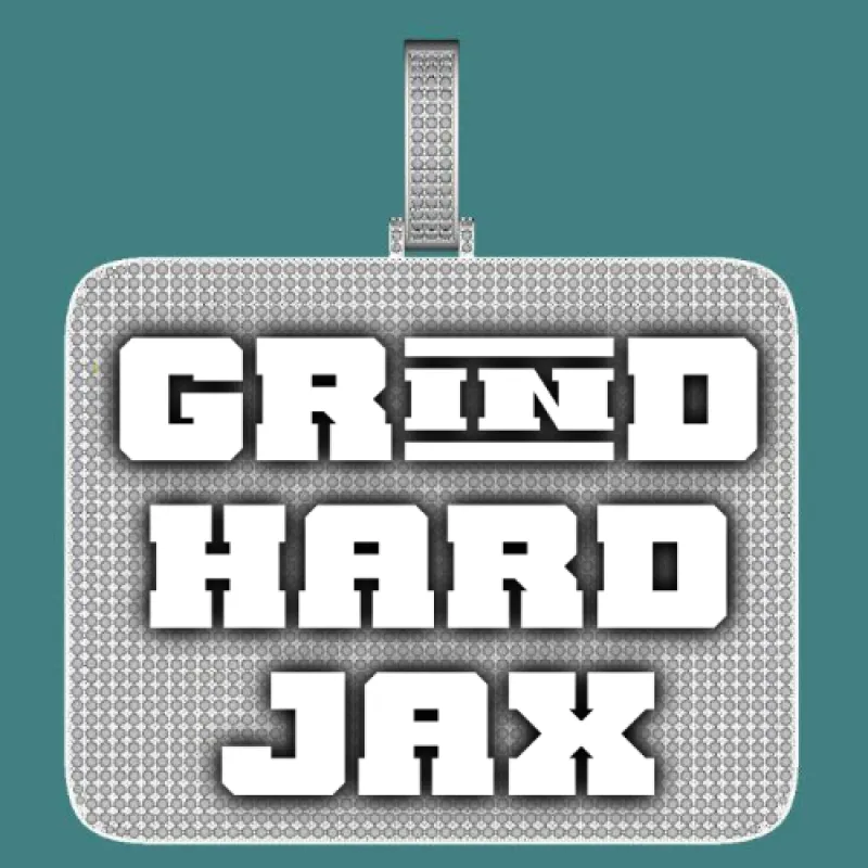 CUSTOM LETTER NECKLACE 3D BIG SQUARE sold by The GUU Shop