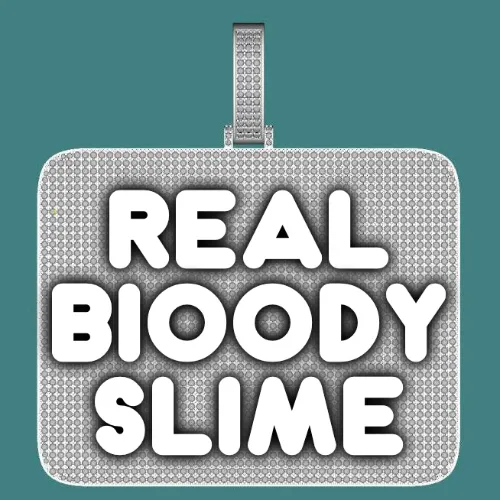 CUSTOM LETTER NECKLACE 3D BIG SQUARE sold by The GUU Shop