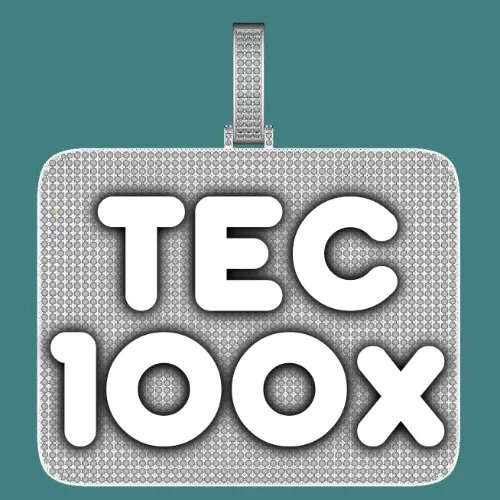 CUSTOM LETTER NECKLACE 3D BIG SQUARE sold by The GUU Shop