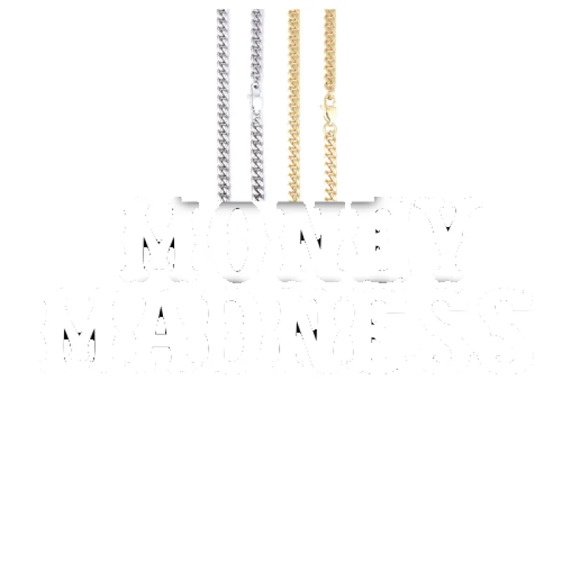 Custom Letters Freibeuter Font Necklace made by The GUU Shop