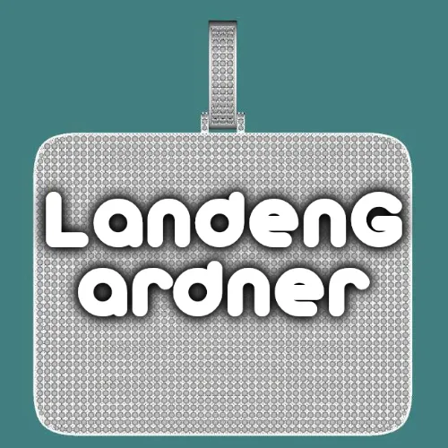 CUSTOM LETTER NECKLACE 3D BIG SQUARE sold by The GUU Shop