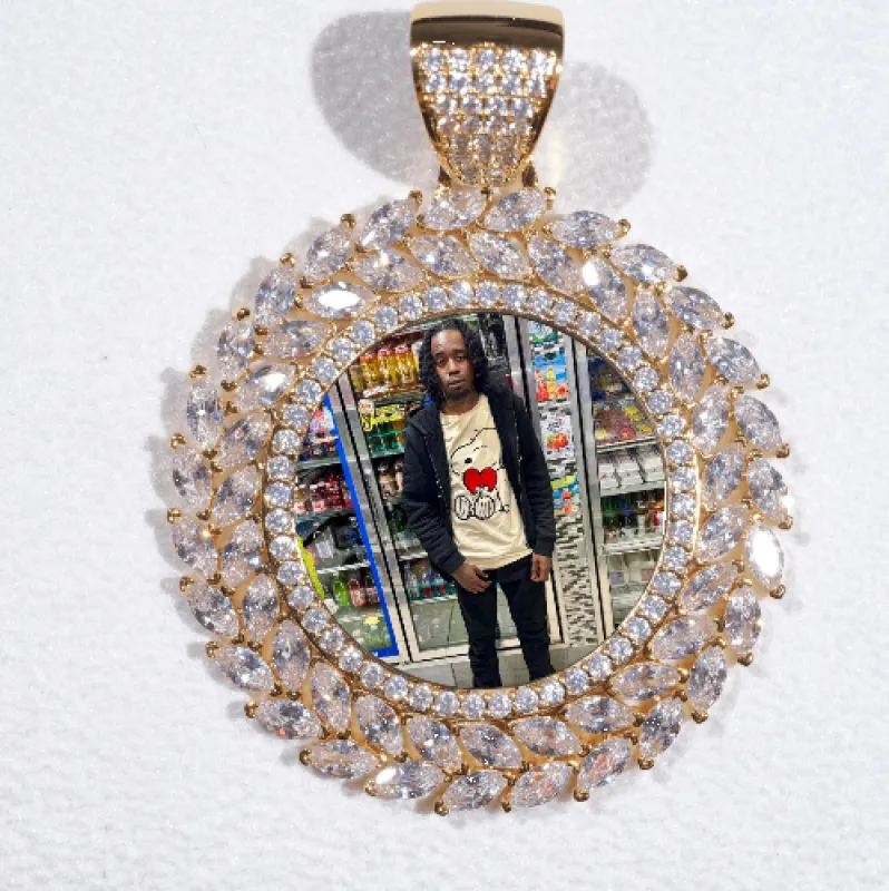 Large 3D Wheat Ear Custom Picture Pendant made by The GUU Shop
