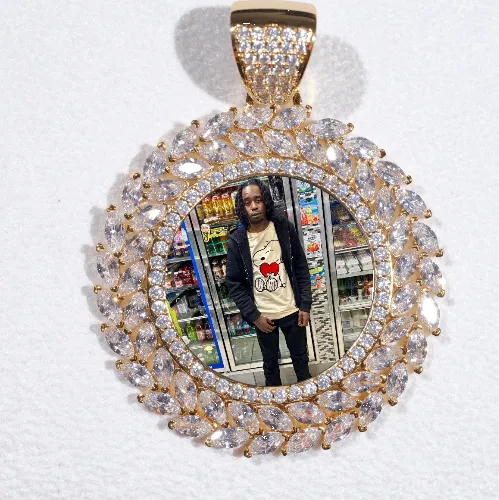 Large 3D Wheat Ear Custom Picture Pendant sold by The GUU Shop