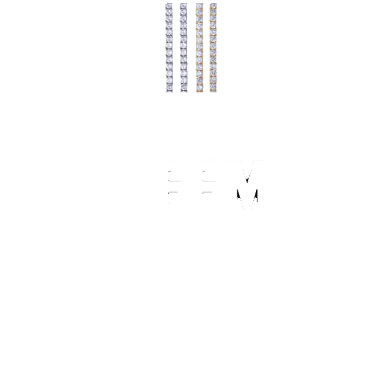 Custom Letters Baguette Two Layer Necklace sold by The GUU Shop