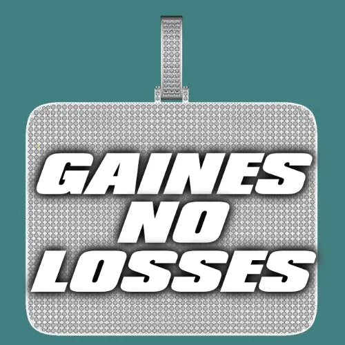 CUSTOM LETTER NECKLACE 3D BIG SQUARE sold by The GUU Shop