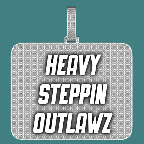 CUSTOM LETTER NECKLACE 3D BIG SQUARE sold by The GUU Shop