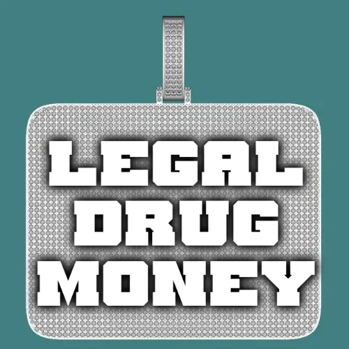 CUSTOM LETTER NECKLACE 3D BIG SQUARE sold by The GUU Shop