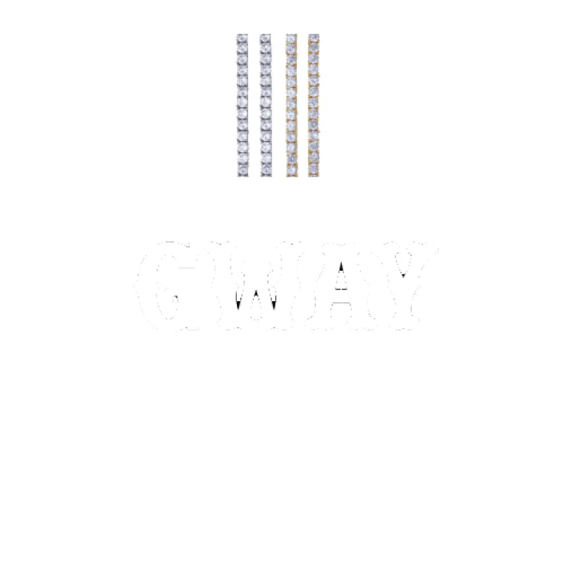 Custom Letters Freibeuter Font Necklace sold by The GUU Shop