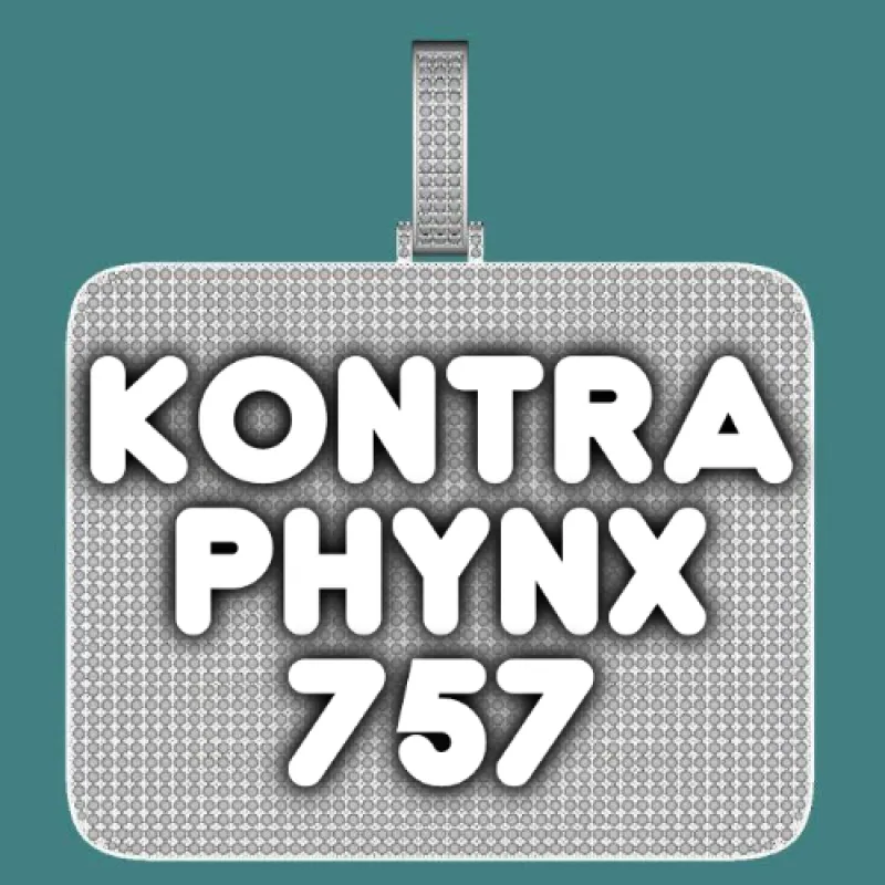 CUSTOM LETTER NECKLACE 3D BIG SQUARE sold by The GUU Shop