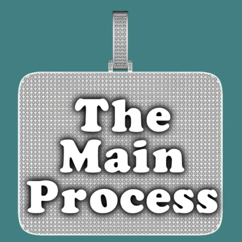 CUSTOM LETTER NECKLACE 3D BIG SQUARE sold by The GUU Shop