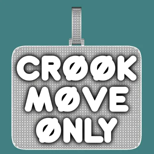 CUSTOM LETTER NECKLACE 3D BIG SQUARE sold by The GUU Shop