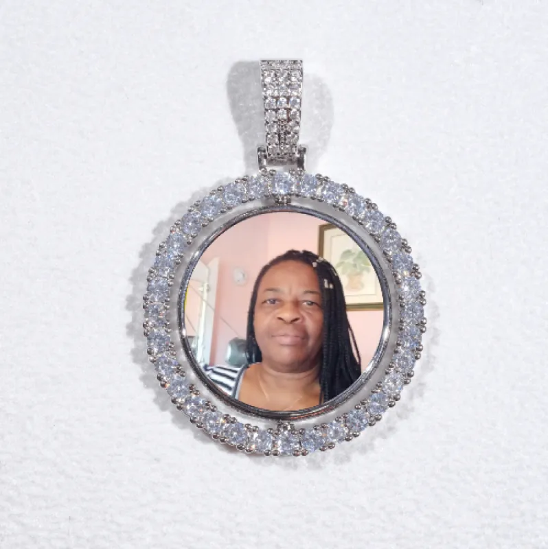 3D Spinning 2-Faced Custom Picture Pendant sold by The GUU Shop