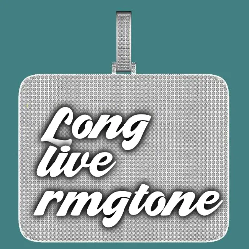 CUSTOM LETTER NECKLACE 3D BIG SQUARE sold by The GUU Shop