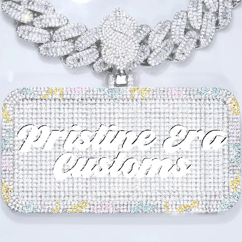 CUSTOM LETTER NECKLACE 3D COLORFUL SQUARE sold by The GUU Shop