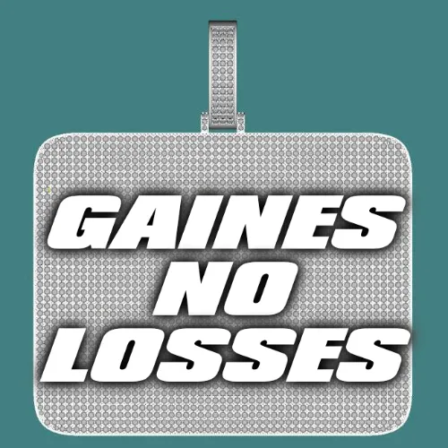 CUSTOM LETTER NECKLACE 3D BIG SQUARE sold by The GUU Shop