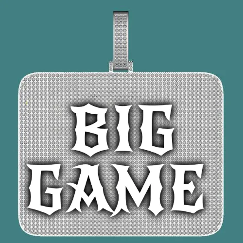 CUSTOM LETTER NECKLACE 3D BIG SQUARE sold by The GUU Shop