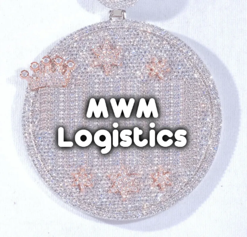 CUSTOM LETTER NECKLACE 3D BIG CROWN DISC sold by The GUU Shop