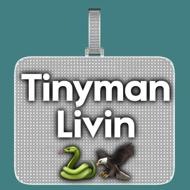 CUSTOM LETTER NECKLACE 3D BIG SQUARE sold by The GUU Shop