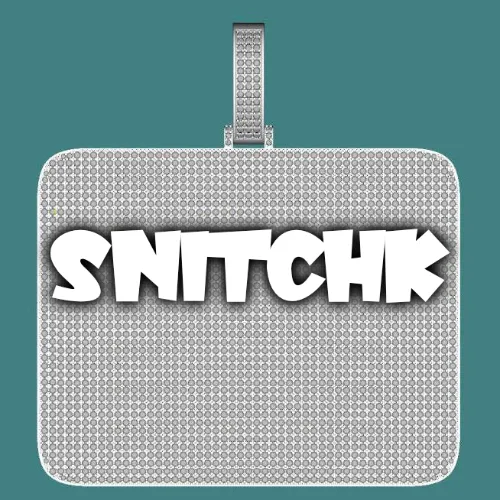 CUSTOM LETTER NECKLACE 3D BIG SQUARE sold by The GUU Shop