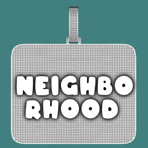 CUSTOM LETTER NECKLACE 3D BIG SQUARE sold by The GUU Shop