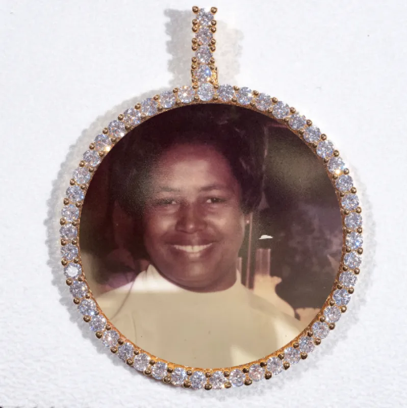 LARGE 3D CIRCLE CUSTOM PICTURE PENDANT sold by The GUU Shop